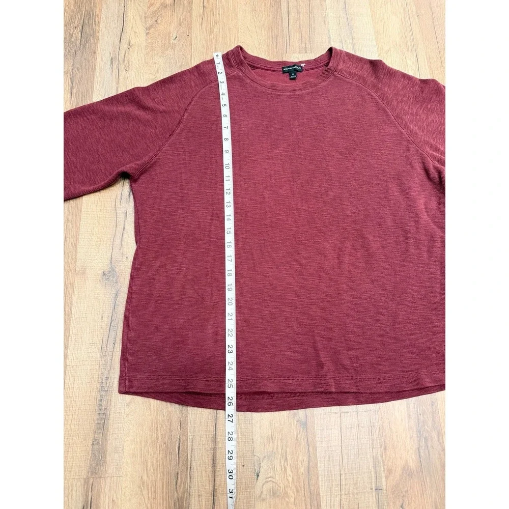 Banana Republic XL Burgundy Raglan Long Sleeve‎ Pullover Top